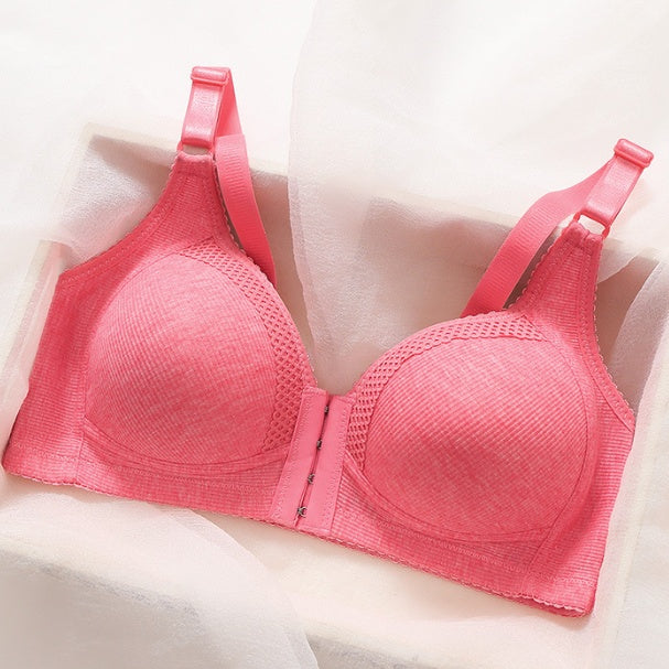 Безшевни сутиени комплект 3 броя с предно закопчаване, лесни за носене