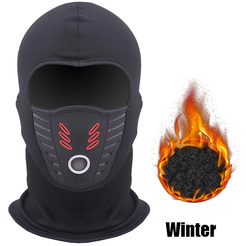 ☀️🔥【Kup 1, otrzymaj 1 gratis】 Maska pełnotwarzowa, odporna na zimno, do jazdy na nartach i jazdy konnej, zimowa, wiatroszczelna i ciepła, unisex