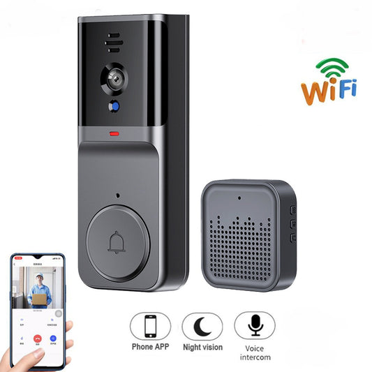 🔥Bezprzewodowy dzwonek do drzwi z kamerą: 1080P, kąt widzenia 170°, ekran 4,3 cala, wodoodporność zewnętrzna IPX65, widzenie nocne