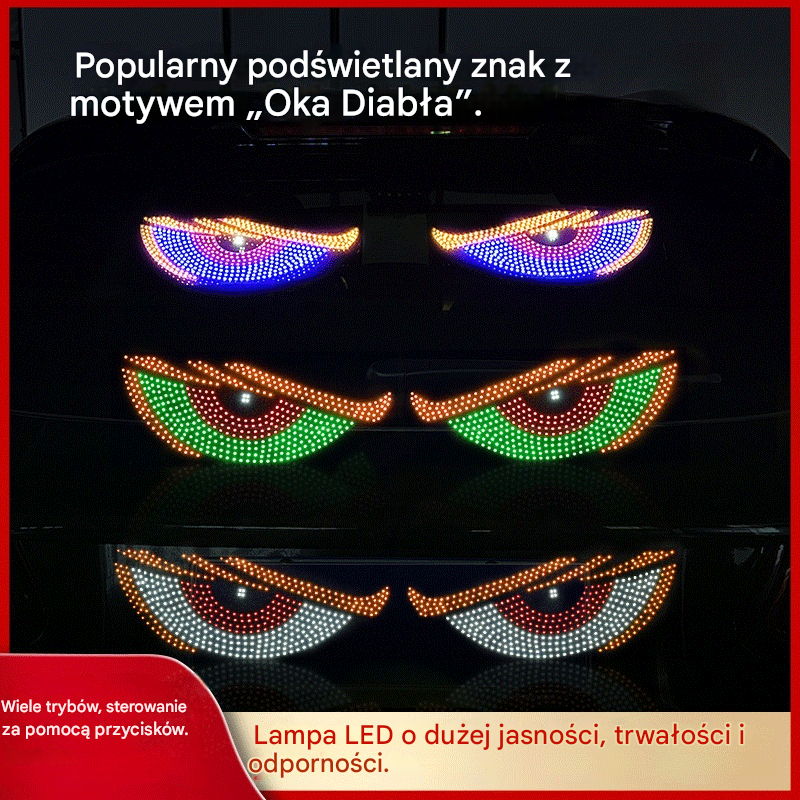 💡👀 Kreatywny samochodowy wyświetlacz LED, z możliwością personalizacji