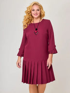 💌【S-5XL】👗2026 нова модна, висококачествена, елегантна ретро плисирана пола