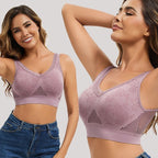 😍❤️40-120 kg【Paket 3 kosov】✨ Ženski modrček brez rokavov z visoko oporo