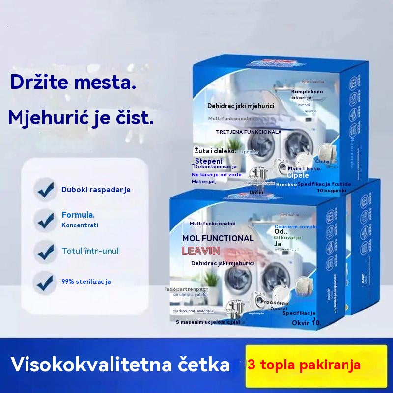 🔥【Kupite 4 kutije i dobijte 5 gratis】✨【Brzo čišćenje】💦 Višenamjenske šumeće tablete za čišćenje domai