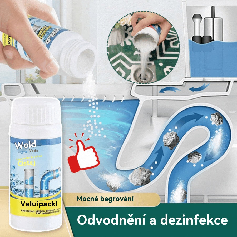 🛁💦【Kúp 1 a získaj 1 zadarmo】🌟Čistič drezov a odtokov - Pena s vysokou hustotou vyrobená z extraktov a rozkladajúcich enzýmov.