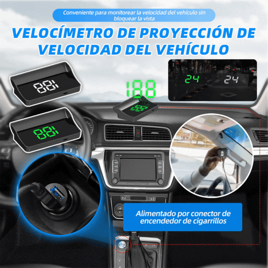 🚗Wyświetlacz HUD w samochodzie｜Projekcja GPS HD｜Prędkość w czasie rzeczywistym i bezpieczniejsza jazda