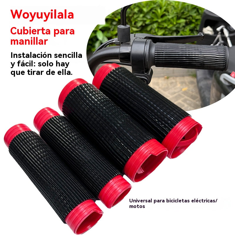 🔥🔥【2 komada】Protuklizne i otporne na habanje navlake za ručke motocikla, uklonjive za 1 sekundu