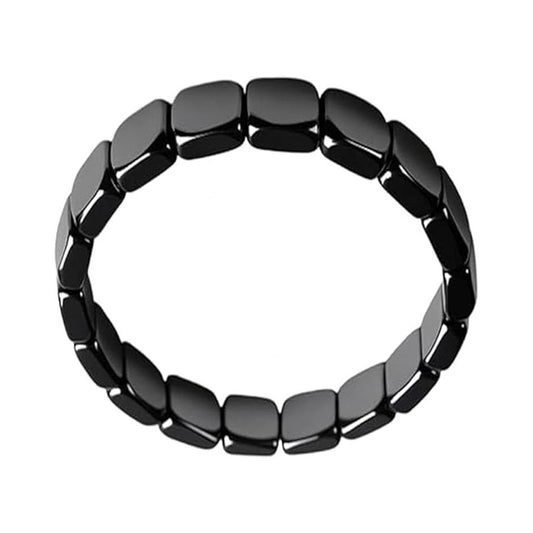 【Compra 1 y llévate 1 gratis】🔥Pulsera de energía de hematita y ónix negro｜Recupera tu fuerza y confianza masculina