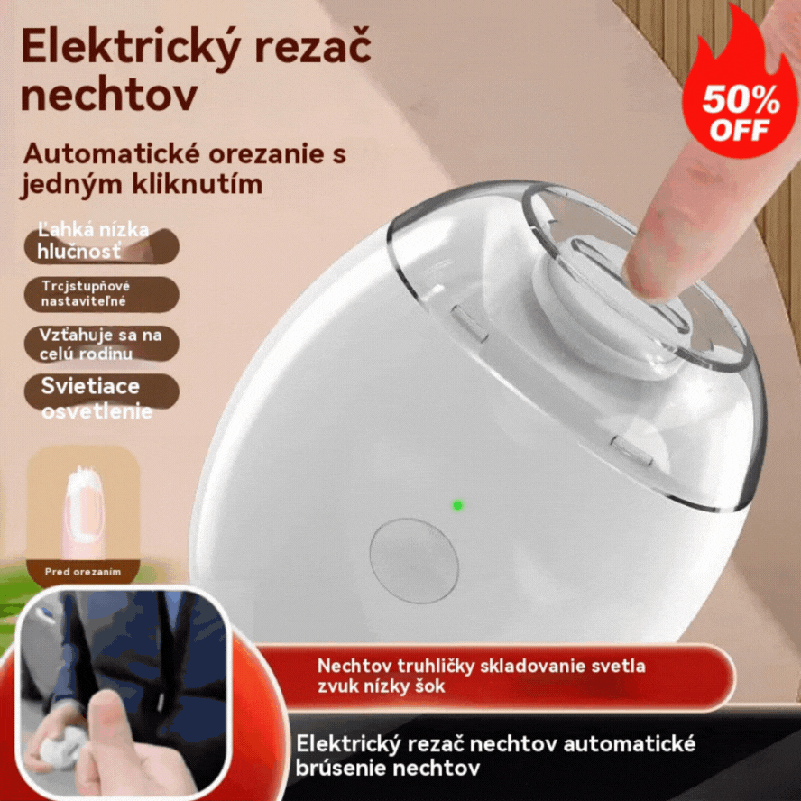 💅  Automatický pilník na nechty , bezpečná a šetrná starostlivosť o nechty 👶🔧