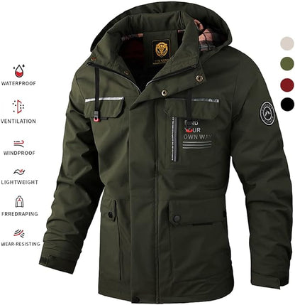 🔥💥 【M-4XL】 2025 Jesenska i zimska nova muška topla vjetrootporna i vodootporna jakna