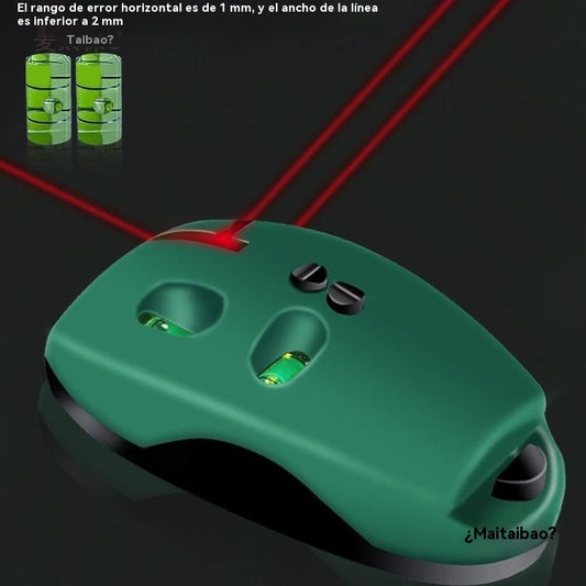 【Kup 1, a 1 dostaniesz gratis】🔴 Poziomica laserowa 2 w 1 kątowa – szybkie i precyzyjne linie bez linii kredowej