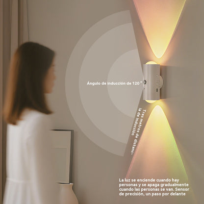 【Kup jeden, drugi gratis 】💡Inteligentna lampka nocna z czujnikiem ruchu, magnetyczna podstawa – samoprzylepna, ładowalna lampka do szafek z podwójnym czujnikiem typu „kocie oko”🐱✨