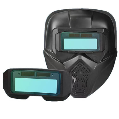 🛡️🔥Maska + okulary 2 w 1: prawdziwe kolory, pełna ochrona