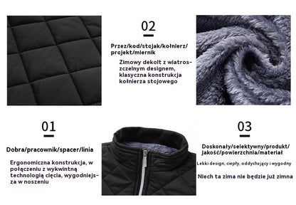 【L-5XL】🔥 2023 Męska zimowa ciepła kurtka oversize z wełny jagnięcej