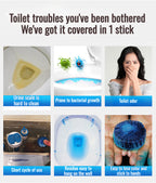 🚽🌟 Automatická čistiaca tyčinka do toalety – deodorizačný nástroj, balenie 3 ks