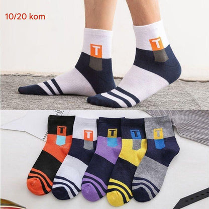 🧦Kupite 10 i dobijte 10 gratis【10/20 pari】Prozračne, otporne na mirise i upijajuće znoj sportske čarape za muškarce