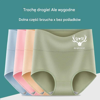💖Ostatni dzień 50% zniżki - 【Kup 3, otrzymaj 3 gratis】Wysoki stan, podnoszący pośladki, wykonany z wysokiej jakości bawełny✨️ （45-95 kg）