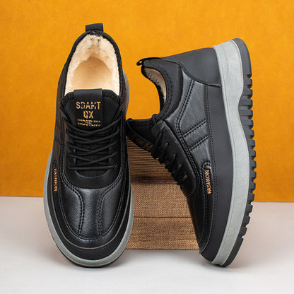 ⛄🔥2025 Nove muške zimske ležerne sportske cipele, prava koža, vodootporne, mekani potplat od brušene kože