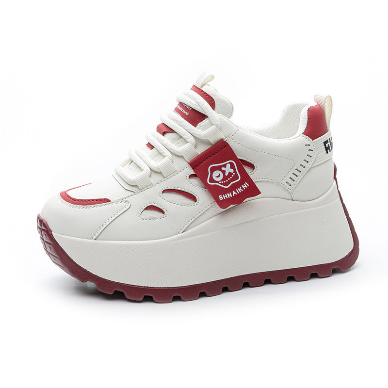 👟✨【+5 cm výška】Ležérne športové tenisky s hrubou podrážkou – moderné, pohodlné a ľahko sa kombinujú 💫