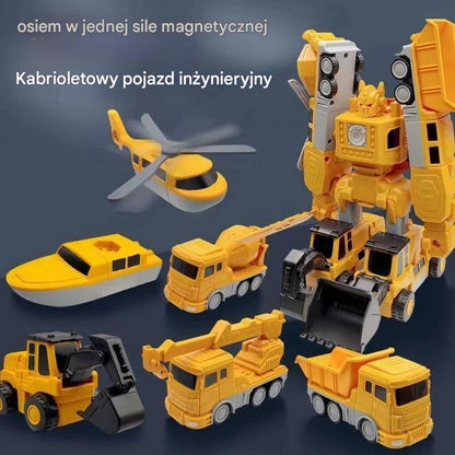 【50% PROMOCJI】【16 sztuk】Klocki magnetyczne, Edukacyjne zabawki Transformers