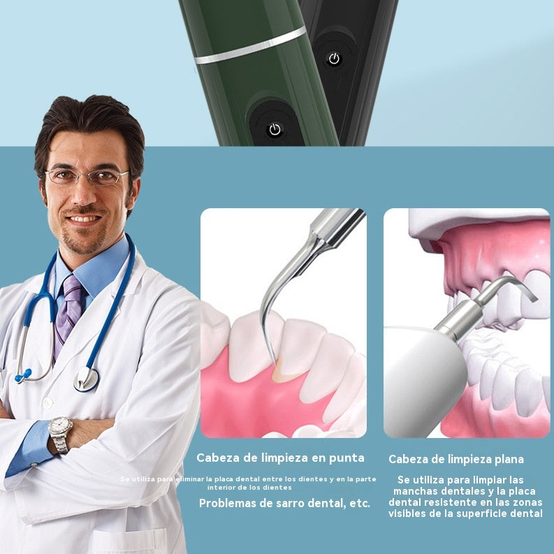🔥✨🦷2 w 1: ultradźwiękowe urządzenie do czyszczenia zębów, usuwanie kamienia nazębnego i elektryczna szczoteczka do zębów.