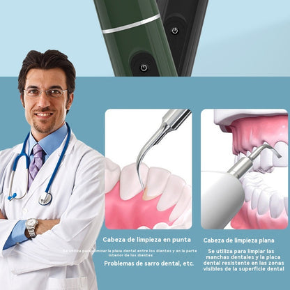 🔥✨🦷2 w 1: ultradźwiękowe urządzenie do czyszczenia zębów, usuwanie kamienia nazębnego i elektryczna szczoteczka do zębów.