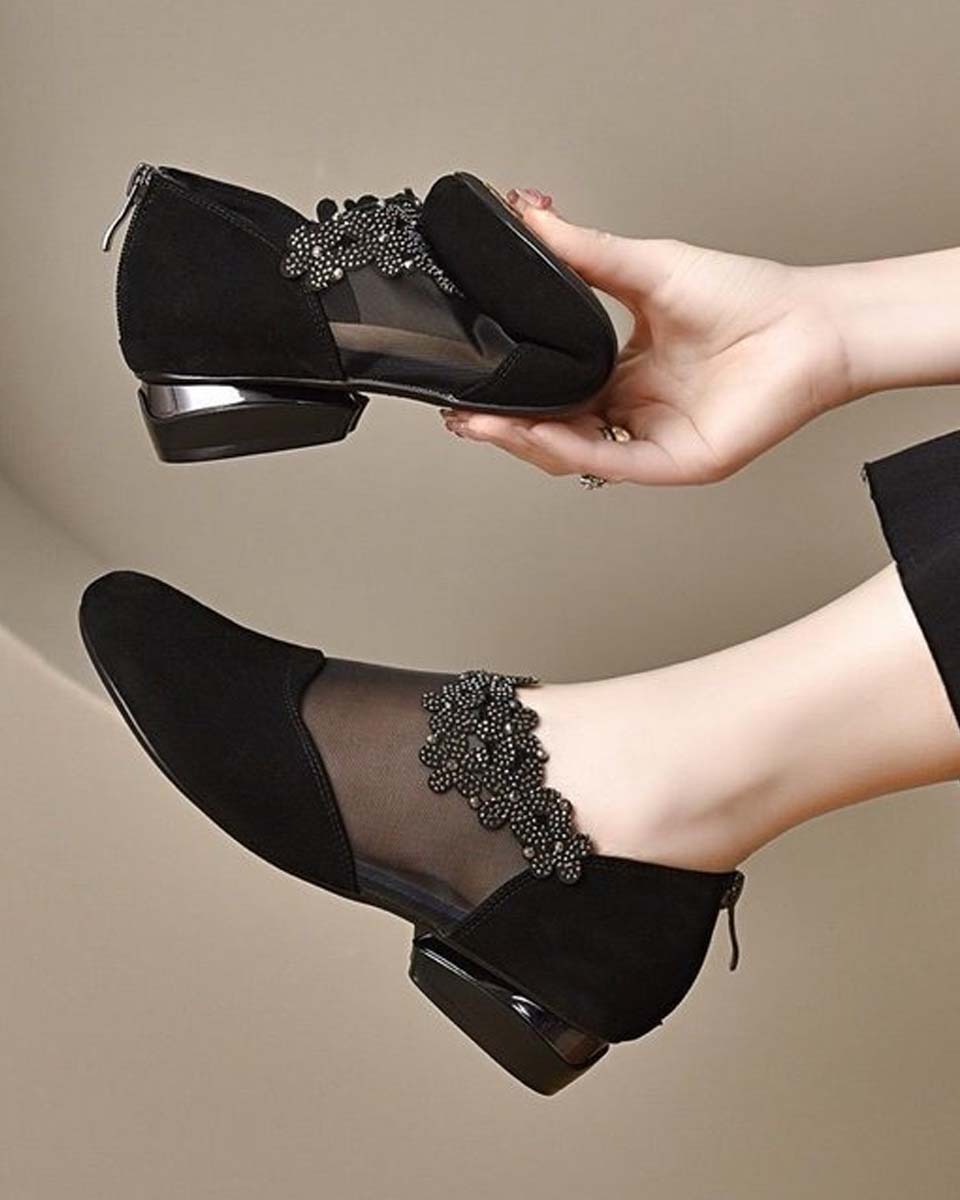 🔥【35-41】🏆✨Nove ženske cipele s šupljom mrežastom petom i mekim potplatom