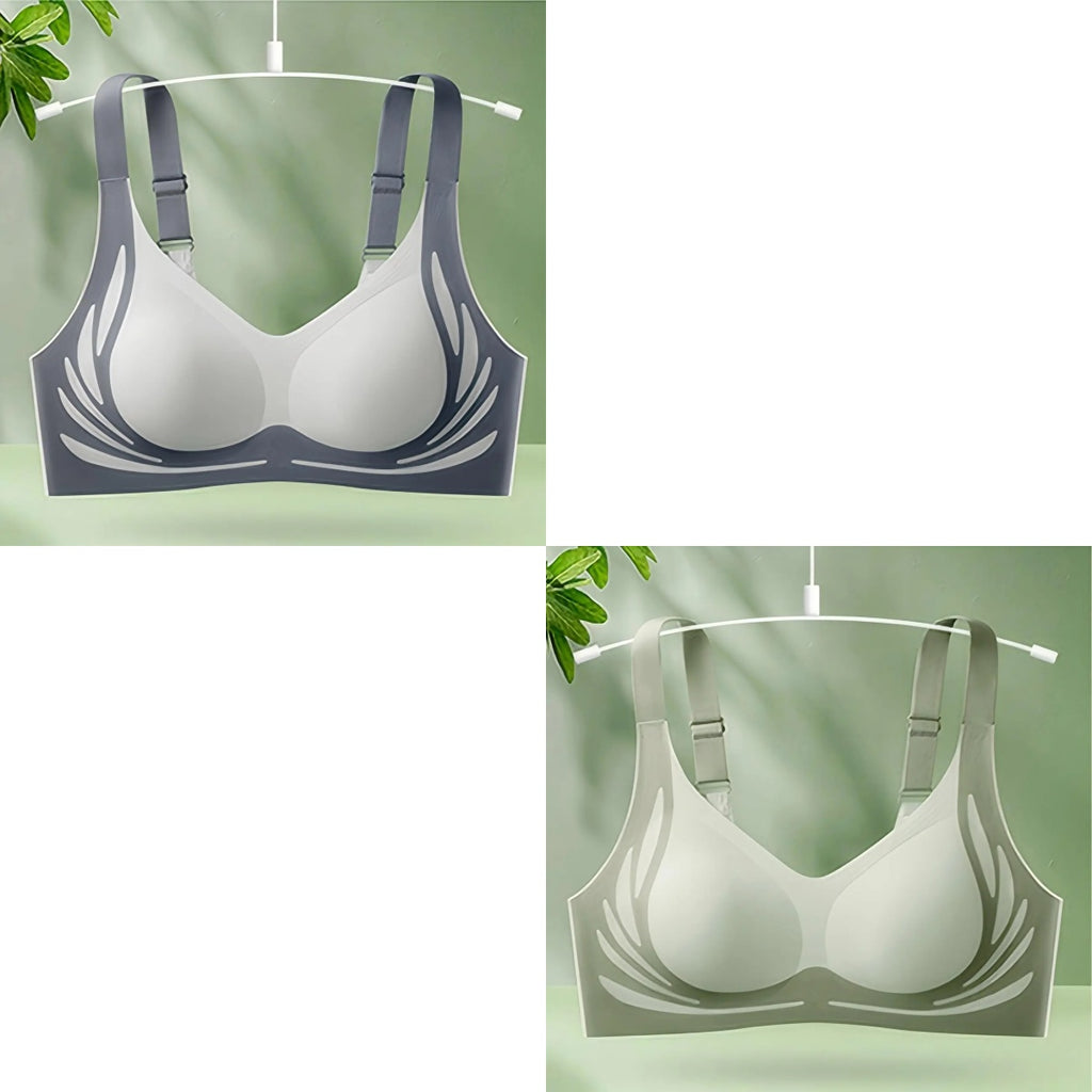 👙【2 balenie】Dámska jednodielna bezdrôtová podprsenka❤️【40-85KG】