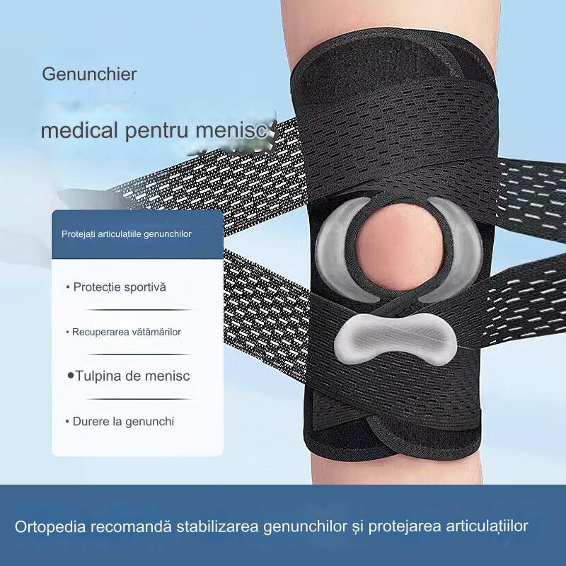 🦵 Dvojité pružinové chrániče kolien, vhodné na beh, cyklistiku, hranie lopty a iné športy