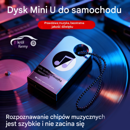 【Music U Disk】 Zawiera 8000 utworów, 600 MV, efekty dźwiękowe 6D