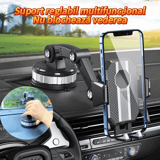 🔥【Kupite 1 i dobijete 1 besplatno】🚗Višenamjenski držač za mobitel u automobilu, može izdržati težinu do 5 kg!