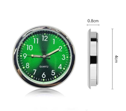 🕒【Kupite 1 i dobijete 1 besplatno】🕒Novi mali svjetleći auto sat, možete jasno vidjeti vrijeme noću Mini svjetleći sat za automobil