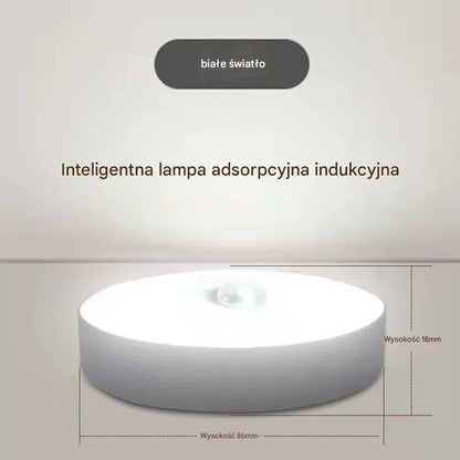 Lampka LED z Czujnikiem Ruchu Akumulatorowa Magnetyczna (Pack 4 Sztuki) - Łatwa Instalacja na Magnes