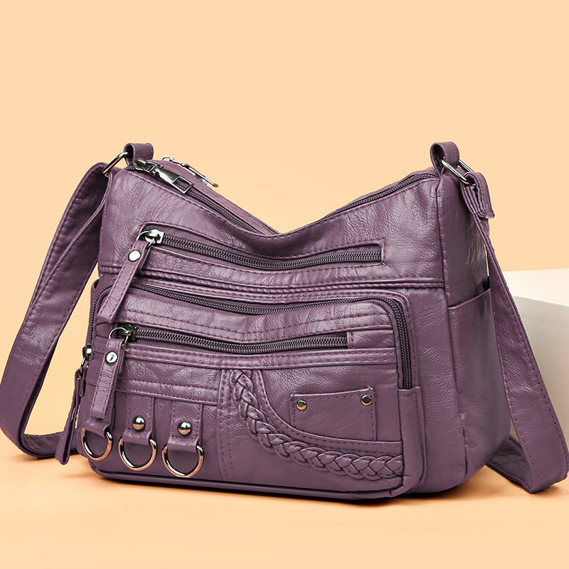 💥【50% zniżka na czas ograniczony】👜2026 nowa torba na ramię / crossbody z miękkiej skóry o dużej pojemności -