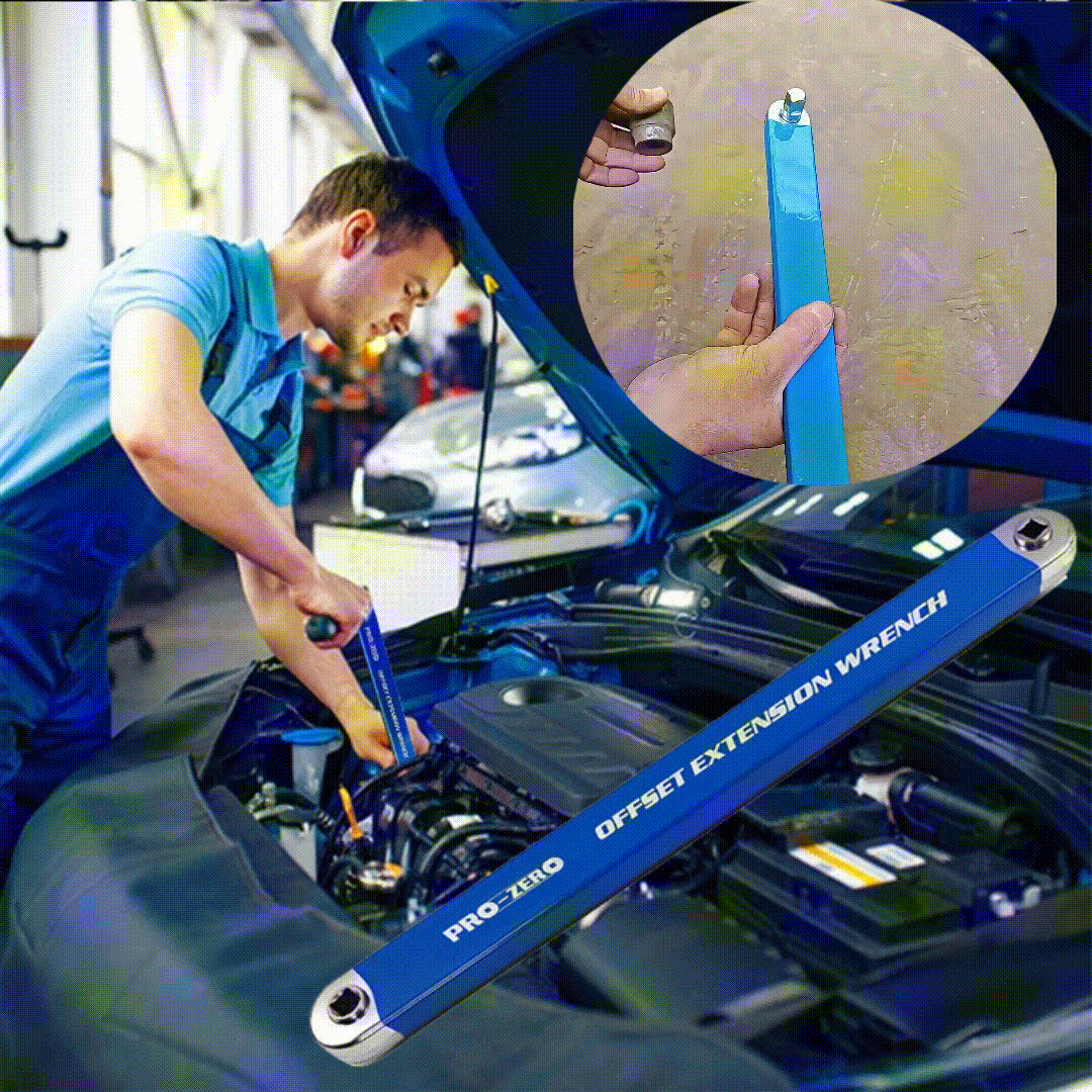 【🛠️Zestaw 5 elementów】Wielofunkcyjny klucz grzechotkowy z chowaną grzechotką