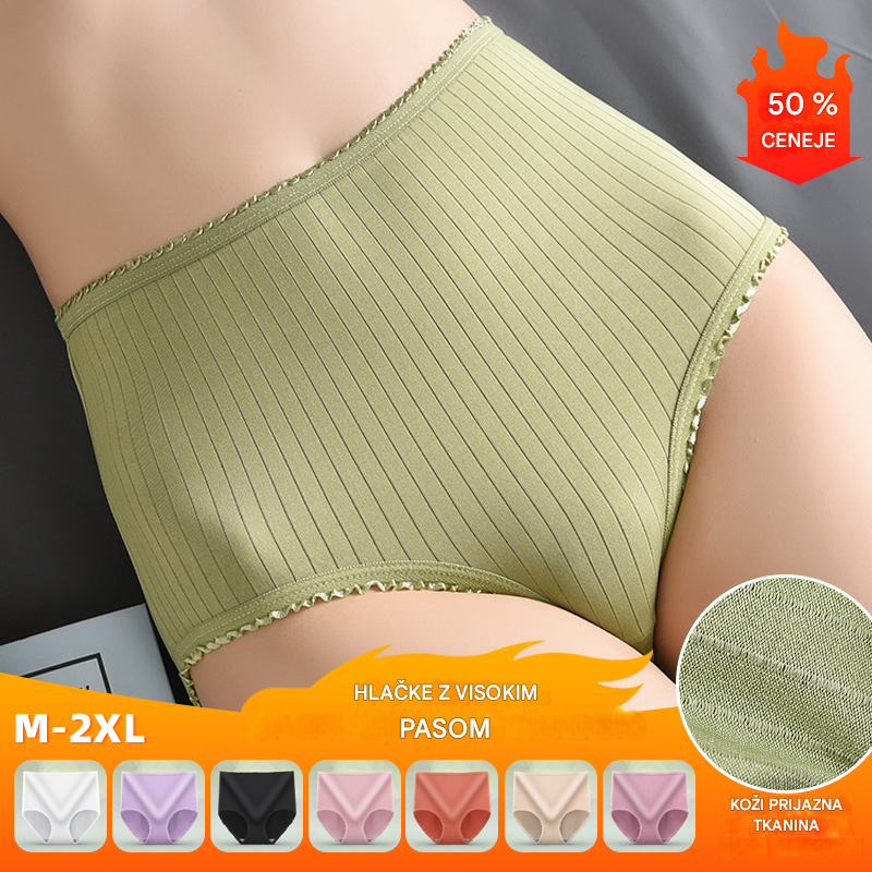💖(8 kosov) Zadnji dan s 50% popustom: nepremočljive antibakterijske spodnjice z visokim pasom