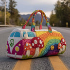 Пътна чанта Hippie Van с подплатена материя