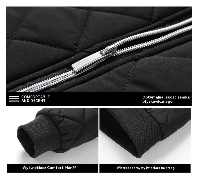 【L-5XL】🔥 2023 Męska zimowa ciepła kurtka oversize z wełny jagnięcej