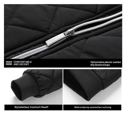 【L-5XL】🔥 2023 Męska zimowa ciepła kurtka oversize z wełny jagnięcej