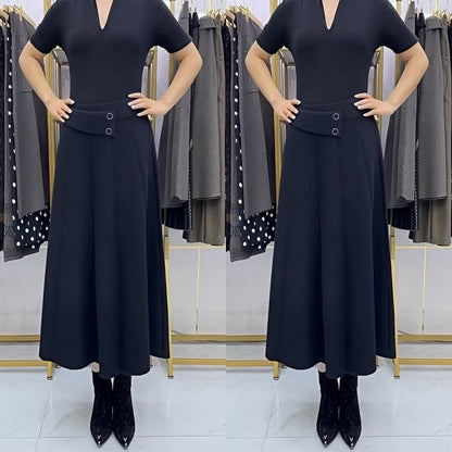 【Zimska rasprodaja】👗🎀【S-4XL】Jesensko/zimska vunena midi suknja