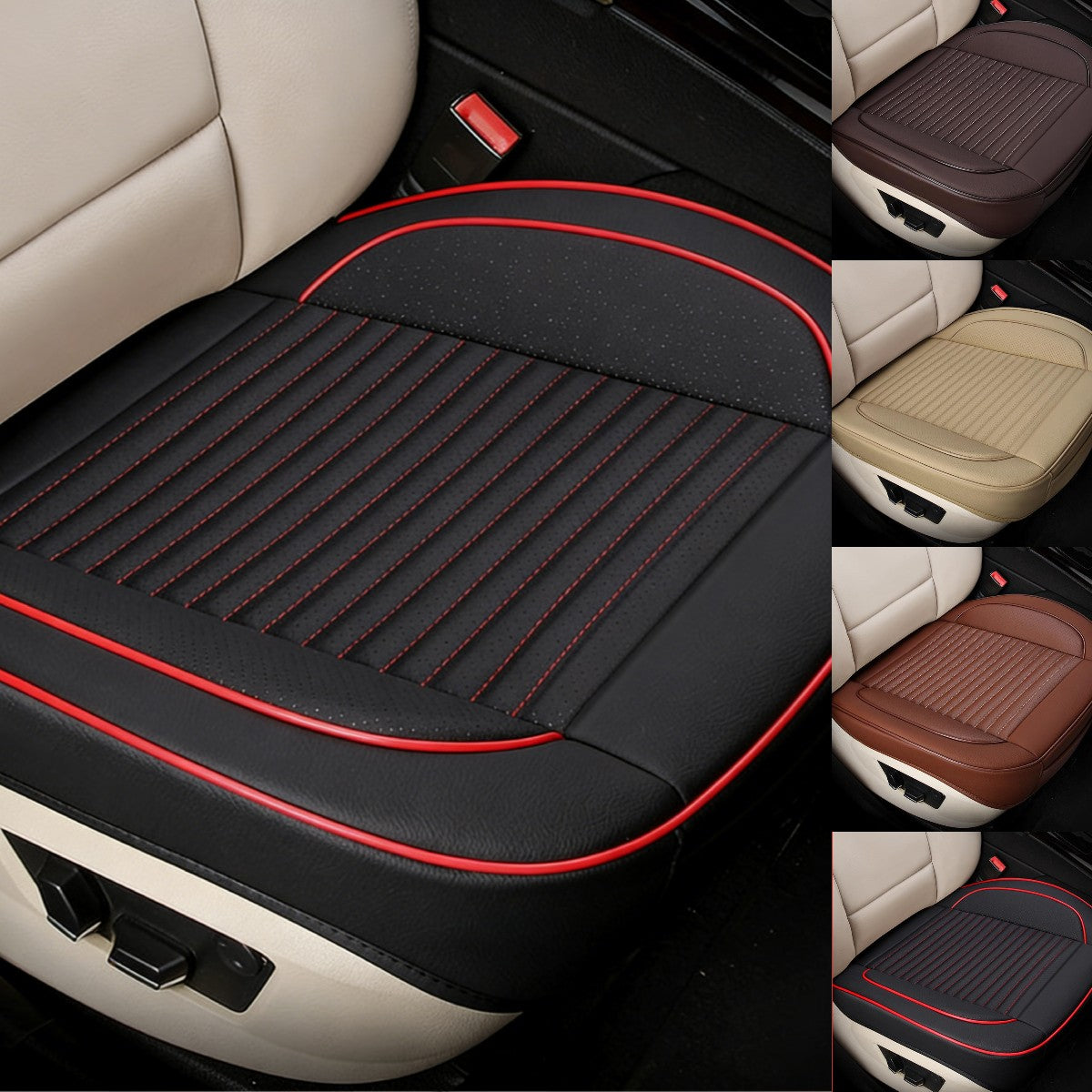 Възглавници за автомобилни седалки от естествена кожа с пълно покритие и дишащи възглавници за седалки