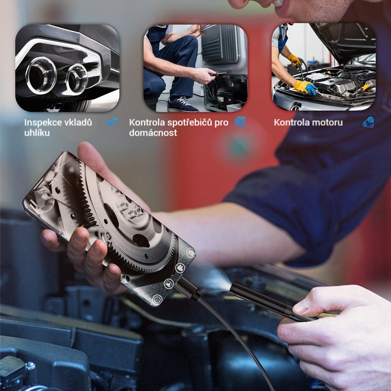 📱Novi industrijski endoskop od 7 mm s izravnim priključkom za kameru tipa C za Android telefone (vodootporni endoskop)