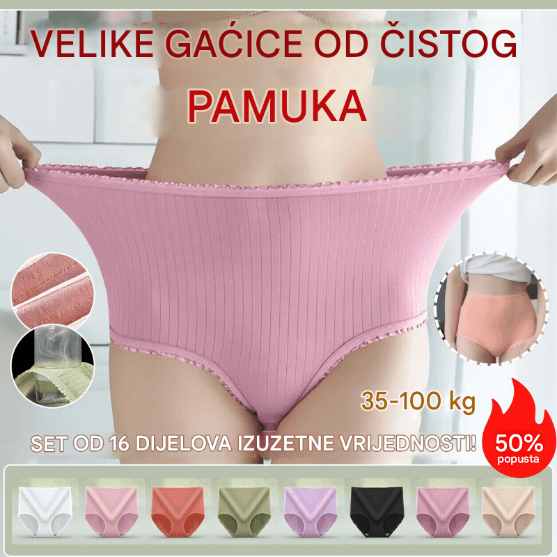 🔥【Kupite 4, dobijte 4 gratis】💖 (8 komada) Vodootporno antibakterijsko donje rublje visokog struka