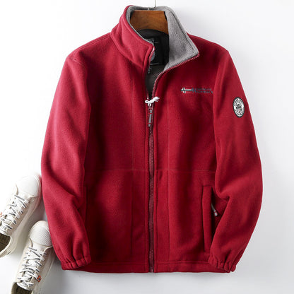 Ciepła i wygodna zimowa kurtka z grubej wełny w dużych rozmiarach 【39% zniżki】