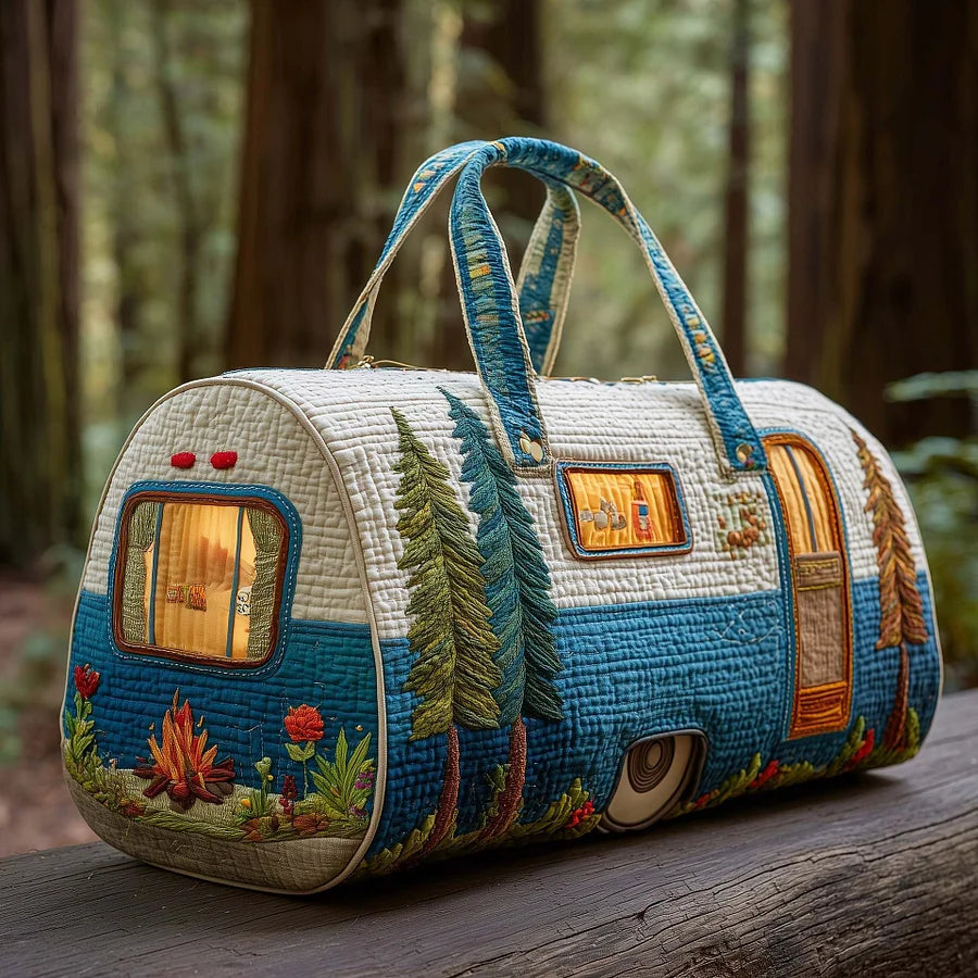 Пътна чанта Hippie Van с подплатена материя