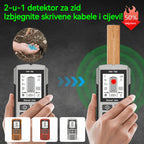 🔥【Snižena cijena – Popust do 50%】🔍 2-u-1 detektor za zid – Izbjegnite skrivene kabele i cijevi!