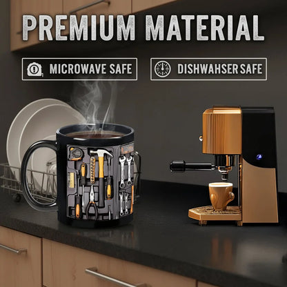 🔥☕Šalica u obliku kompleta alata za mehaničare