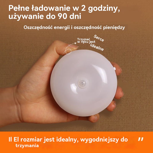 🏡💡Inteligentne światło LED wykrywające ruchy ciała człowieka, łatwe do ładowania i praktyczne